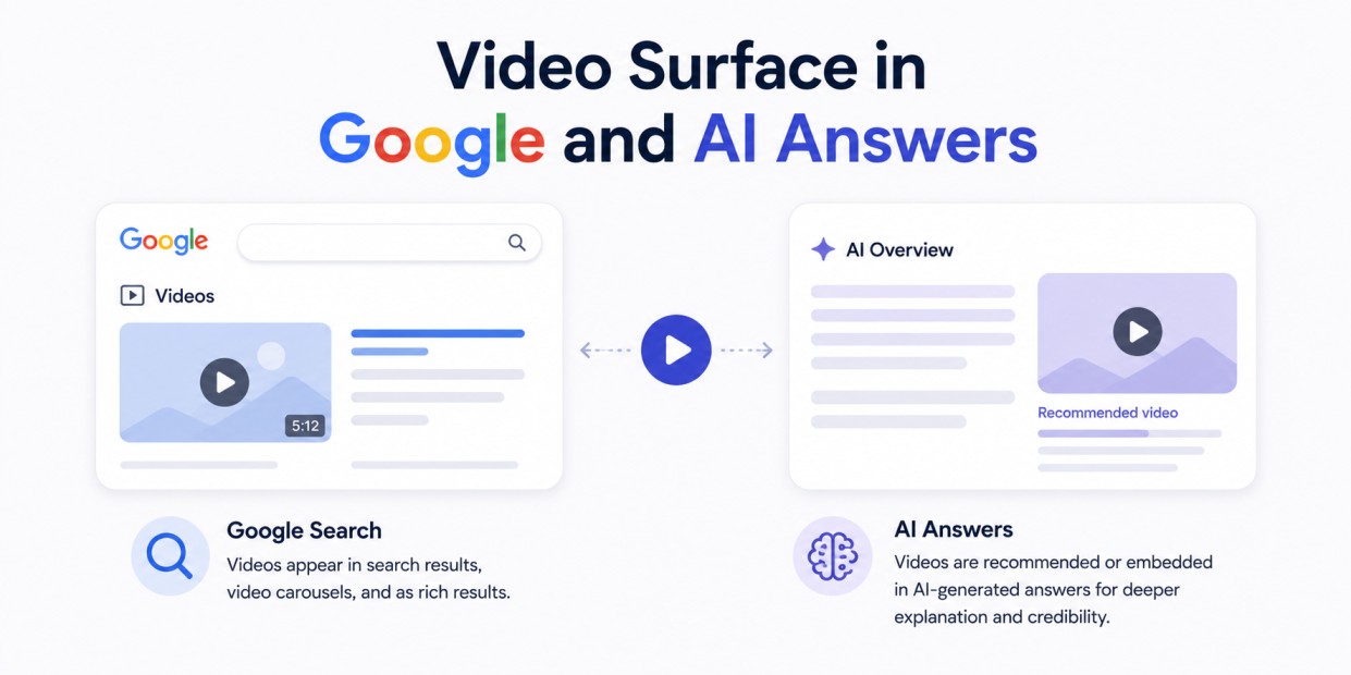 how does video surface in google