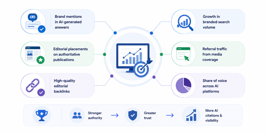 measuring the success of digital pr for ai citations